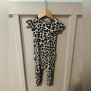 Posh Peanut - Leopard Print Kids One Piece